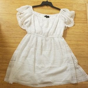 Lane Bryant White Lace Dress